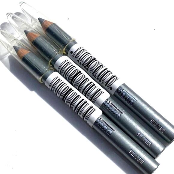 Jordana SILVER EYELINER Pencil Lot (3) Eye Pencils Eye Liner Party Make Up NEW - Picture 1 of 4